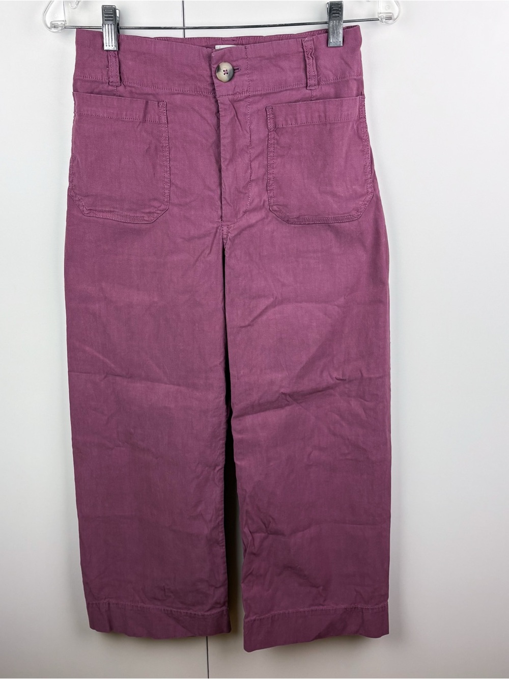 Anthropologie Wide Leg Pants in Mauve